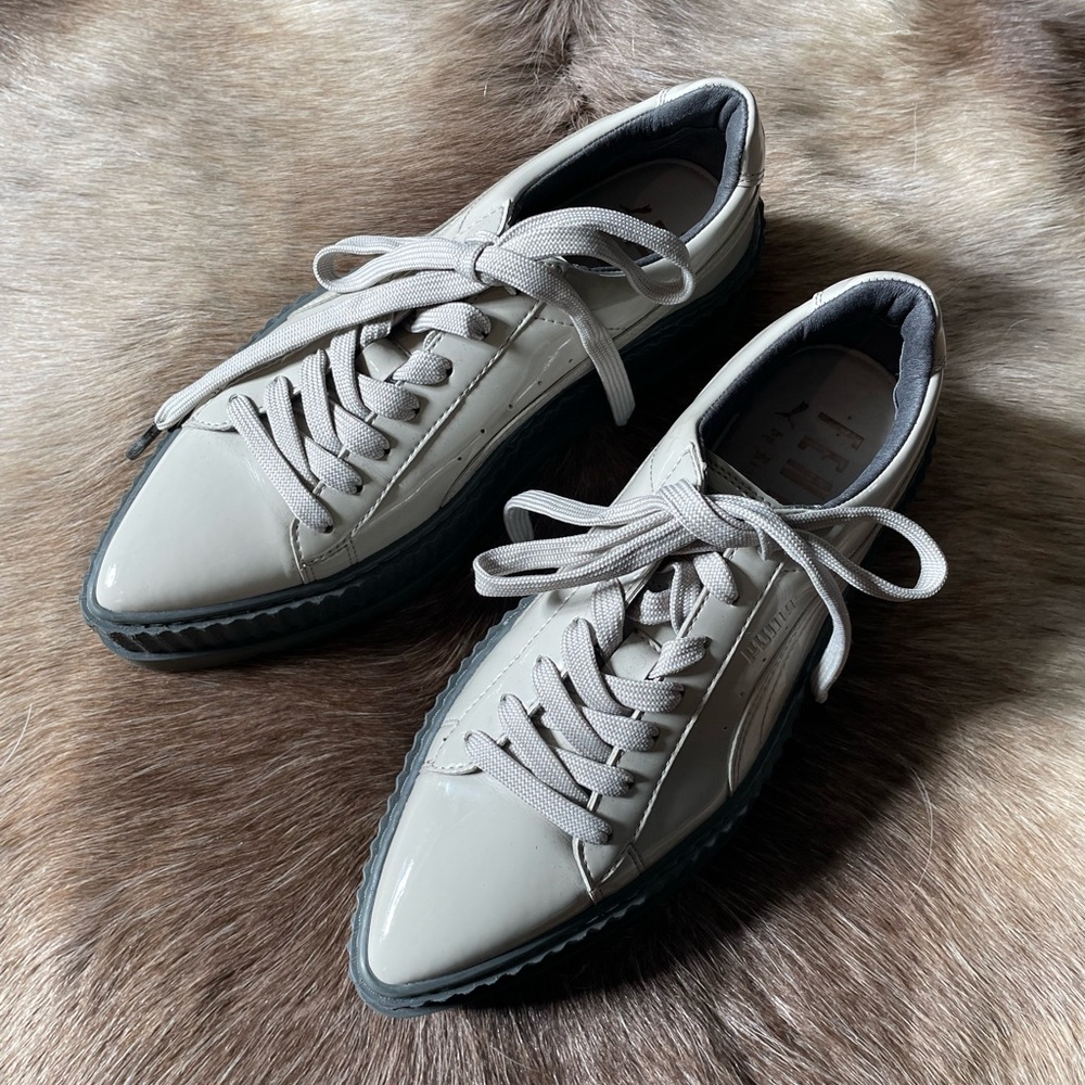 Fenty x Puma Patent Creeper Platform Sneakers